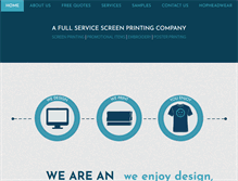 Tablet Screenshot of blubusscreenprinting.com